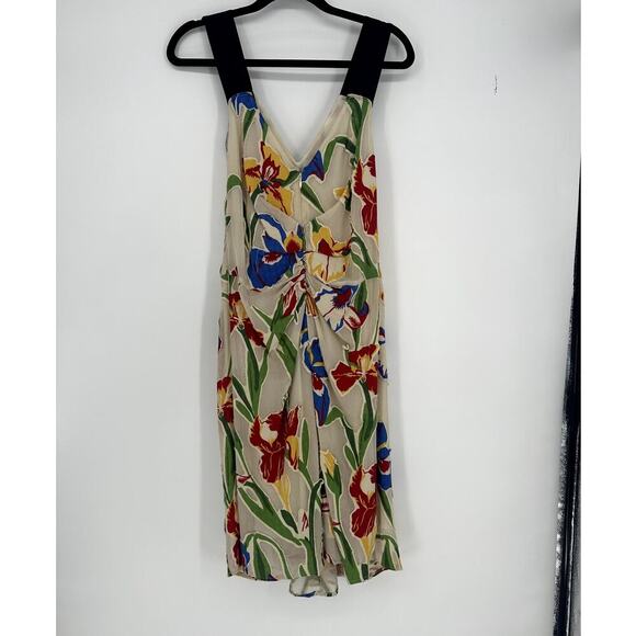 Tory Burch Painted Iris Clarissa Dress Sz 2 - Picture 6 of 8